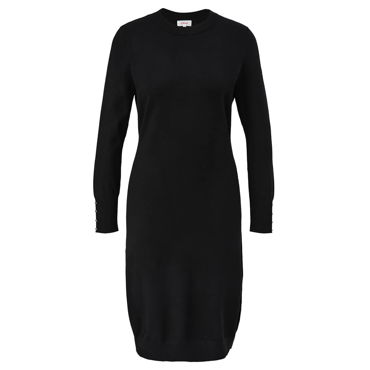 s.Oliver Damen Langarm Kleid black