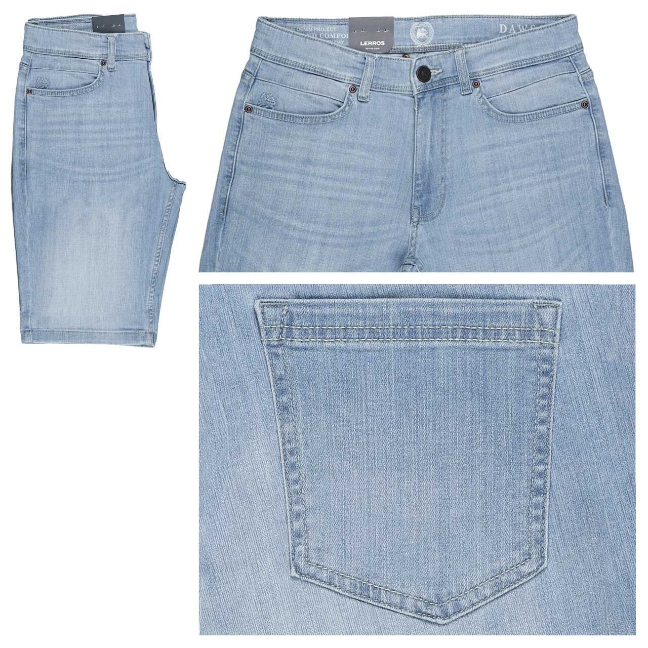 Lerros Dawson Jeans Bermuda light blue used wash Lerros Dawson Jeans Bermuda light blue used wash