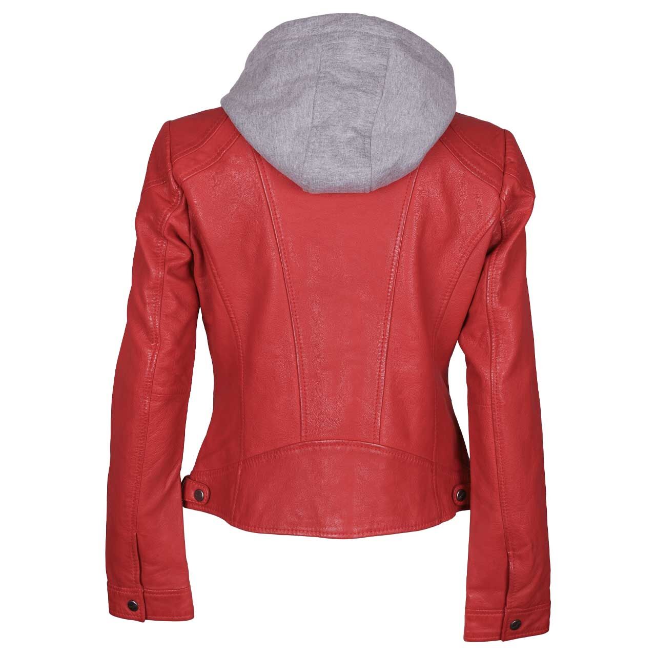 Mauritius Damen Lederjacke Adila red