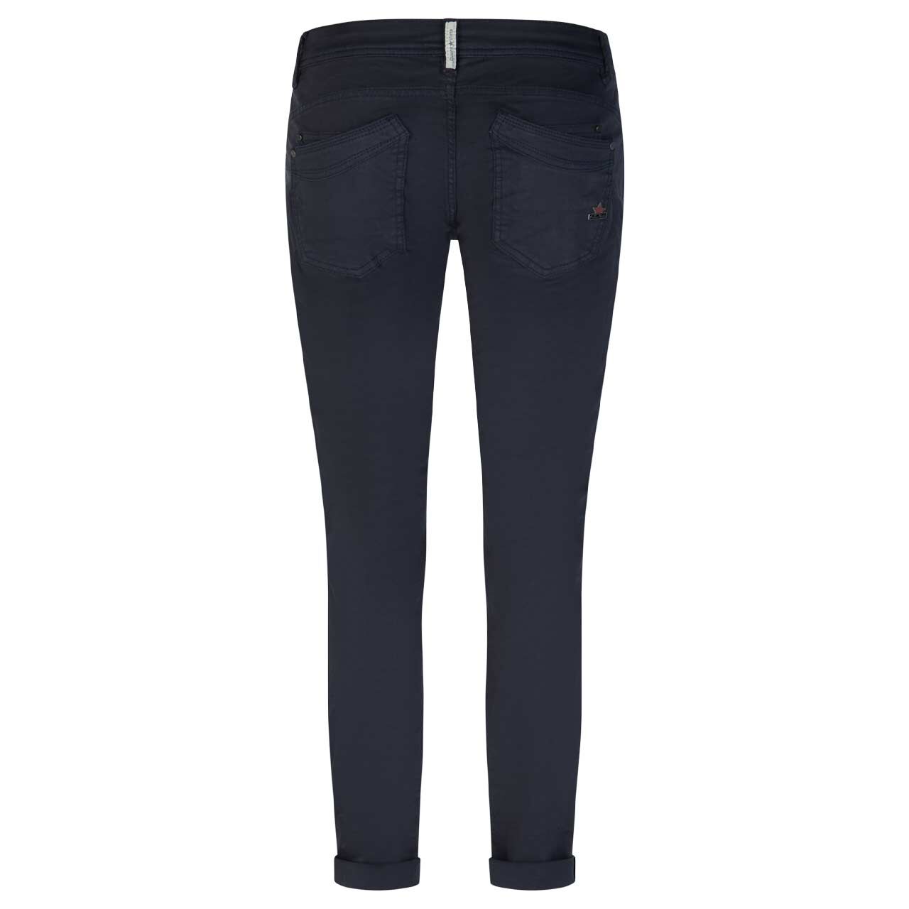 Damen Baumwollhose Malibu Stretch Twill von Buena Vista in Dunkelblau, Rückansicht