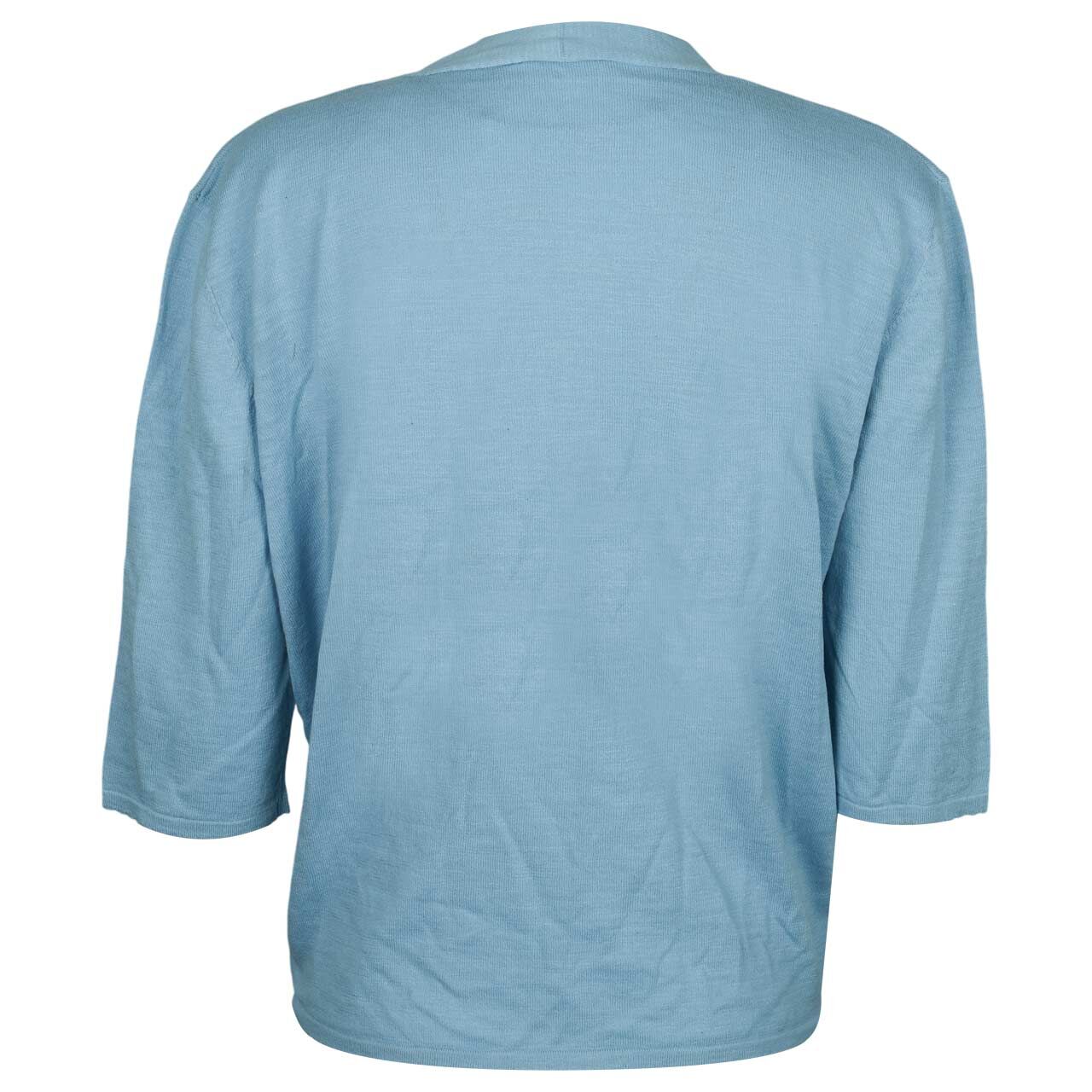 Damen 3/4 Arm Strickjacke von s.Oliver in Hellblau, Rückansicht
