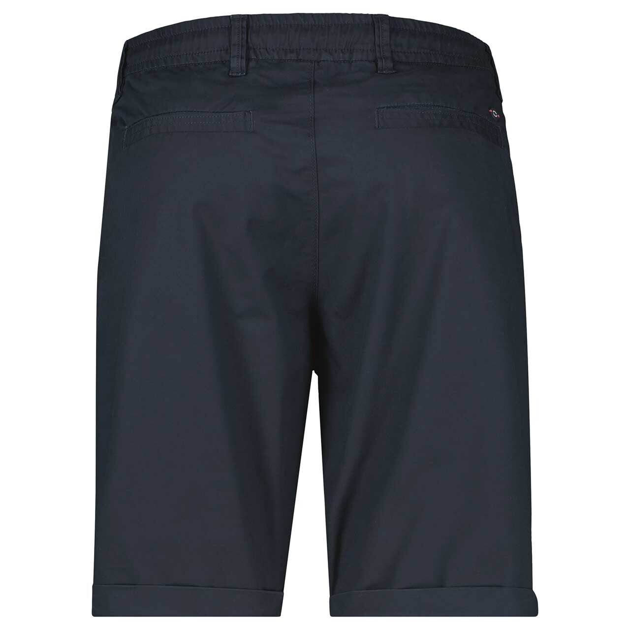 Herren Baumwoll Bermuda Dawson von Lerros in Dunkelblau, Rückansicht