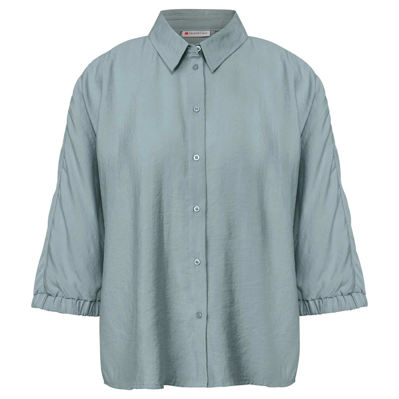 Street One Damen 3/4 Arm Bluse Shirtcollar arona blue Street One Damen 3/4 Arm Bluse Shirtcollar arona blue
