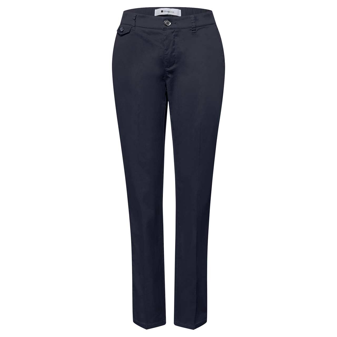 Street One Ankle Chinohose Peach Twill deep blue