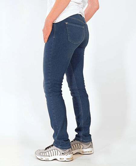 MAC Jeans Dream für Damen in Mittelblau angewaschen, FarbNr.: D569