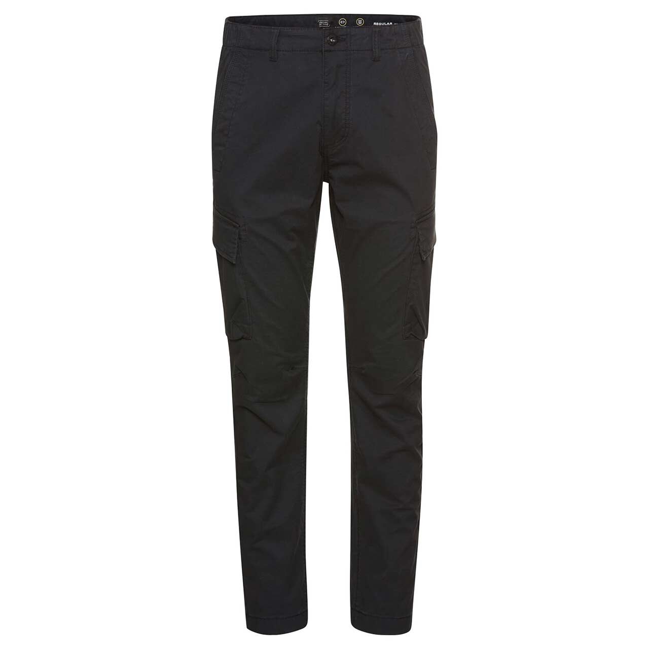 Herren Cargo Baumwollhose Houston von Camel active in Schwarz-Grau, Vorderansicht