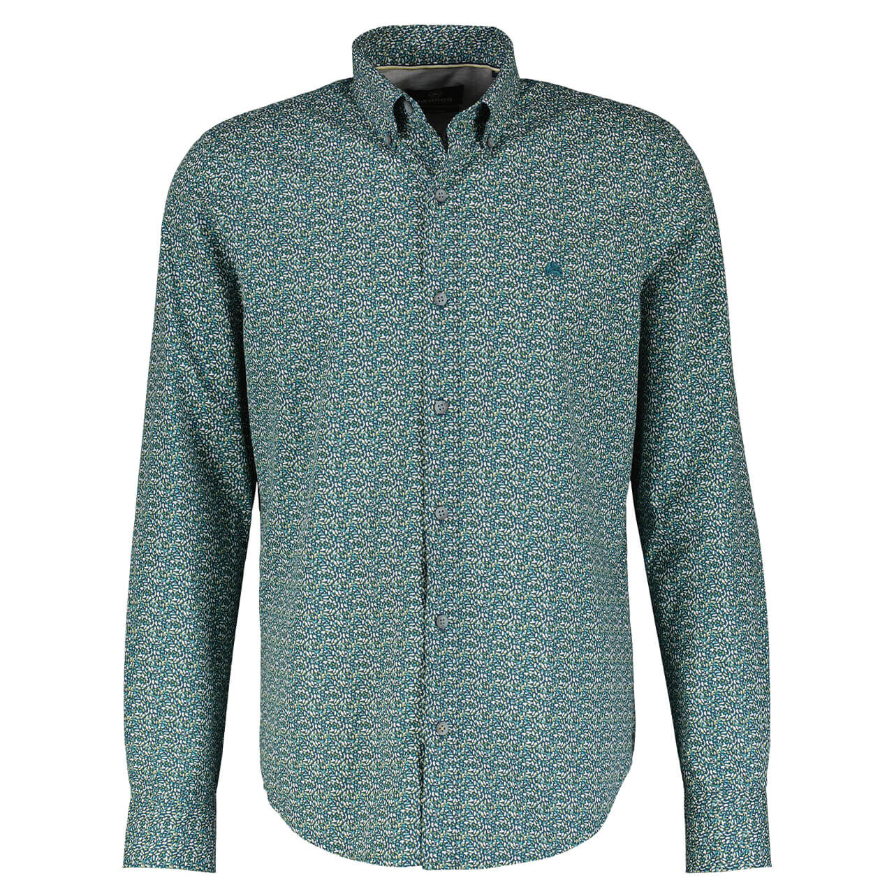 Lerros Herren Langarm Hemd mineral blue print Lerros Herren Langarm Hemd mineral blue print