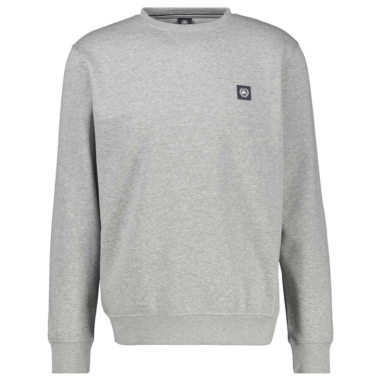 Lerros Herren Sweatshirt platinum grey melange