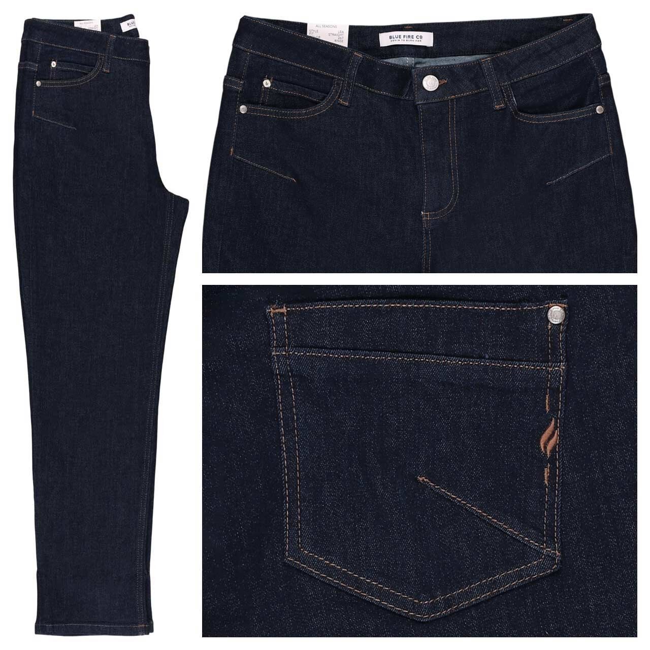 Blue Fire Lea Jeans rinse blue
