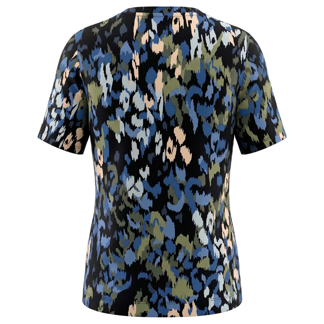Damen T-Shirt Tunic von Cecil in Dunkelblau mit Print, Rückansicht