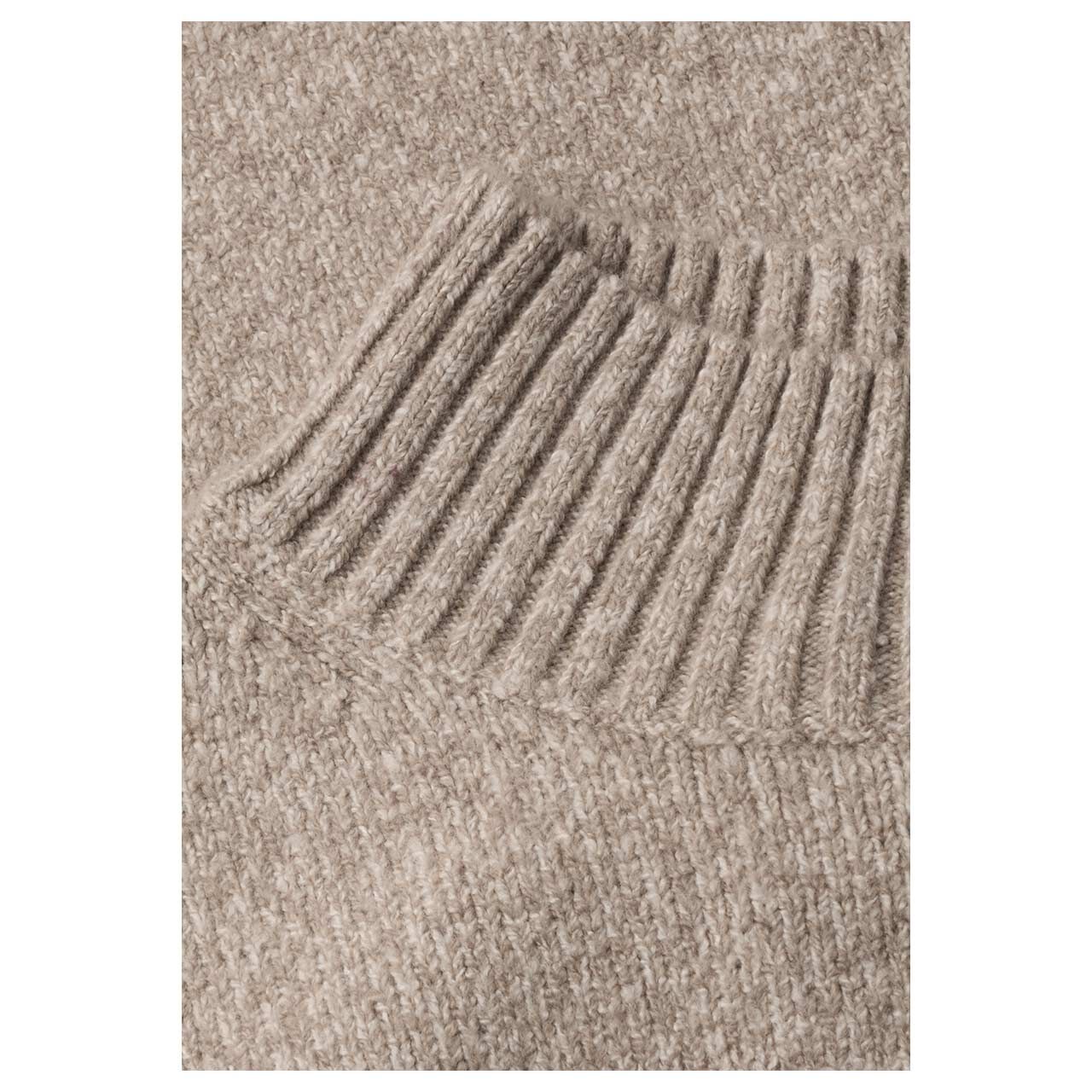 Street One Damen Pullover Cosy Mouliné sanded amber melange