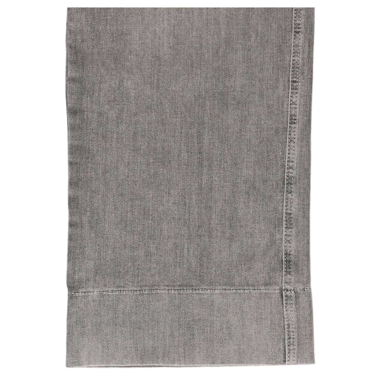 Buena Vista Wide Leg Worker Stretch Denim Jeans faded grey