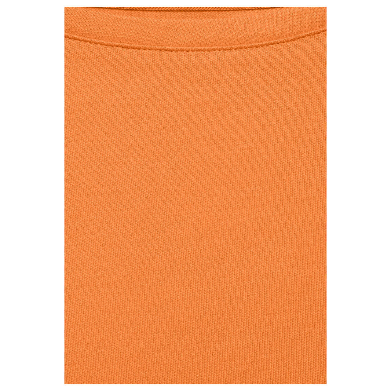 Cecil Basic Boatneck 3/4 Arm Shirt für Damen in Orange, FarbNr.: 13586