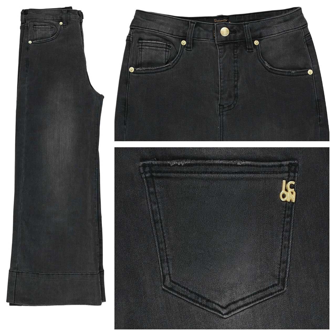 Senoritas ICON Long Beach 7/8 Jeans used black