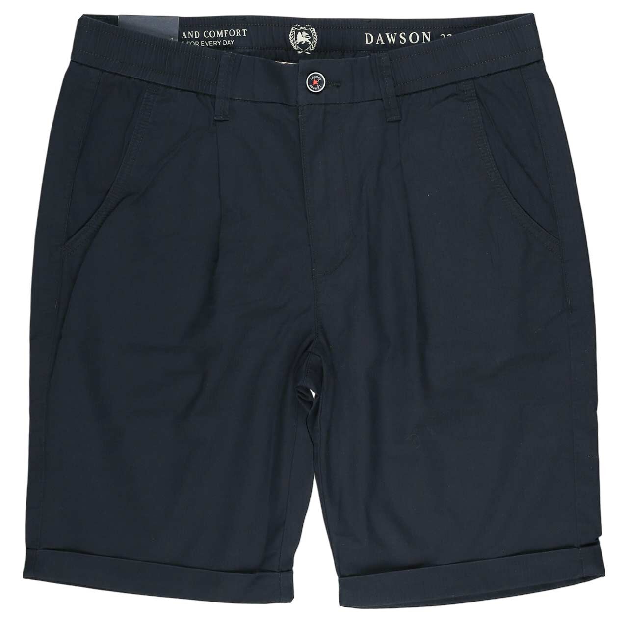 Herren Baumwoll Bermuda Dawson von Lerros in Dunkelblau, Vorderansicht