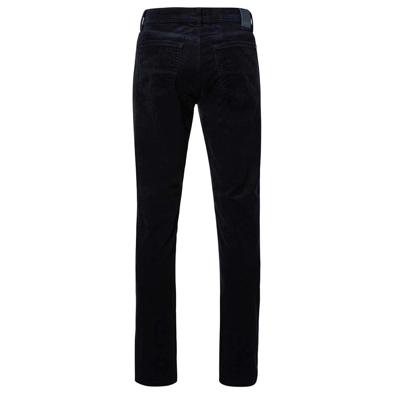Stretch Herren Cordhose Rando in Dunkelblau von Pioneer, Rückansicht