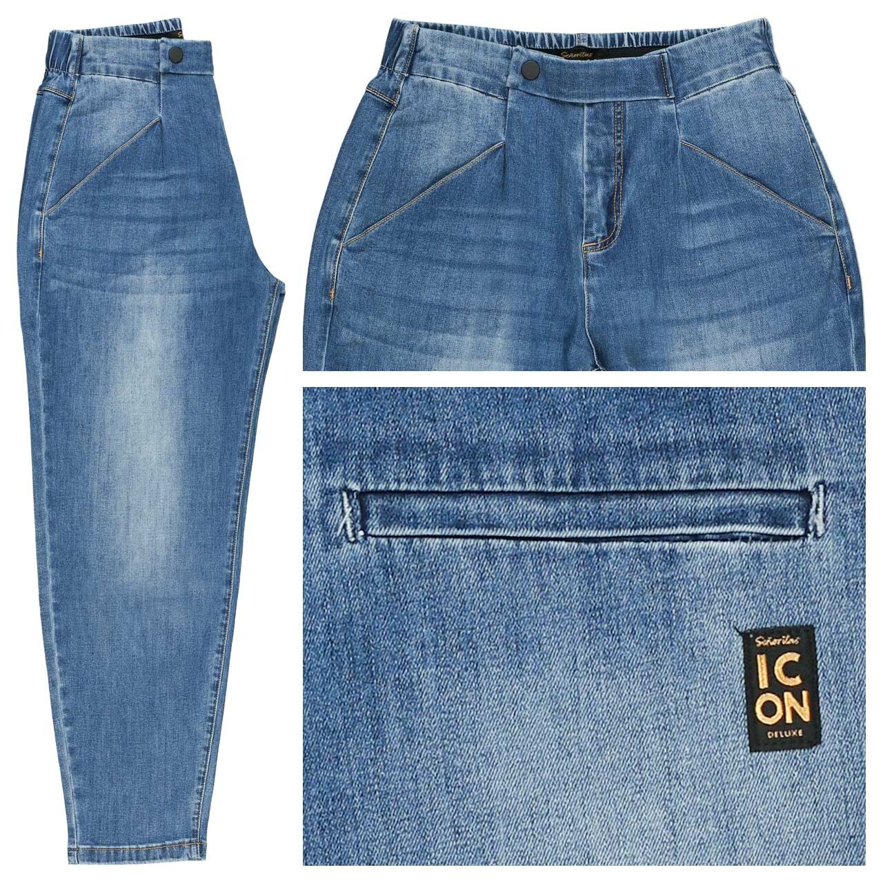 Senoritas ICON Heartbreaker 7/8 Jeans mid blue wash