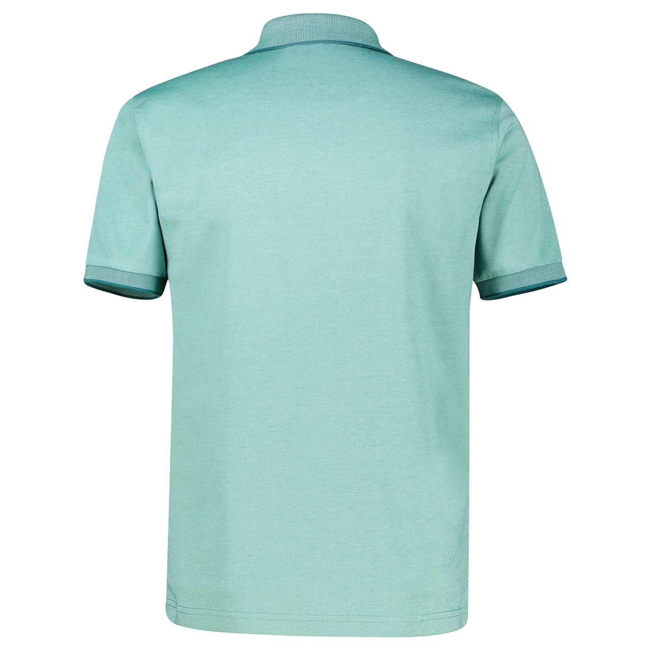 Herren Poloshirt von Lerros in Blaugrün, Rückansicht