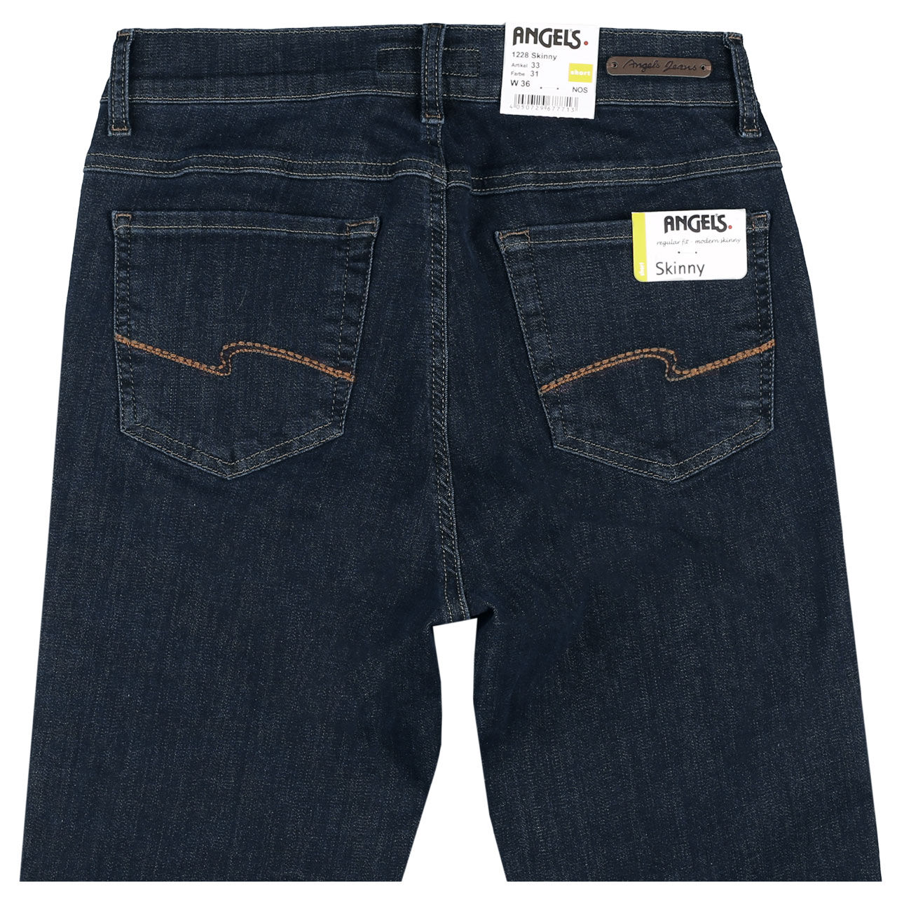angels-jeans-skinny-usedbuffy-31-hinten Damenjeans Skinny von Angels in Dunkelblau, detaillierte Rückansicht