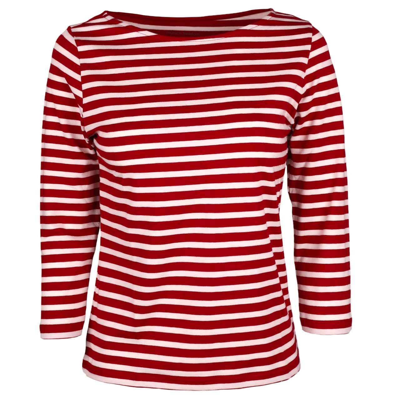 Munich Freedom Damen 3/4 Arm Shirt classic rubyred/offwhite