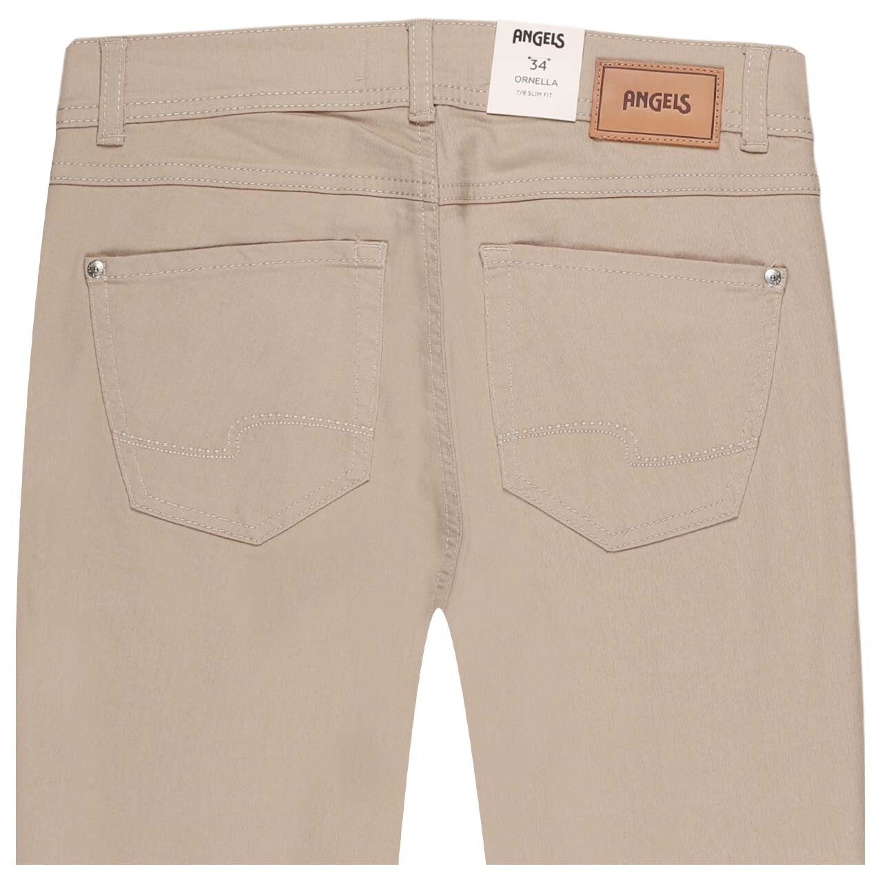 Damen 7/8 Jeans Ornella von Angels in Beige, detaillierte Rückansicht