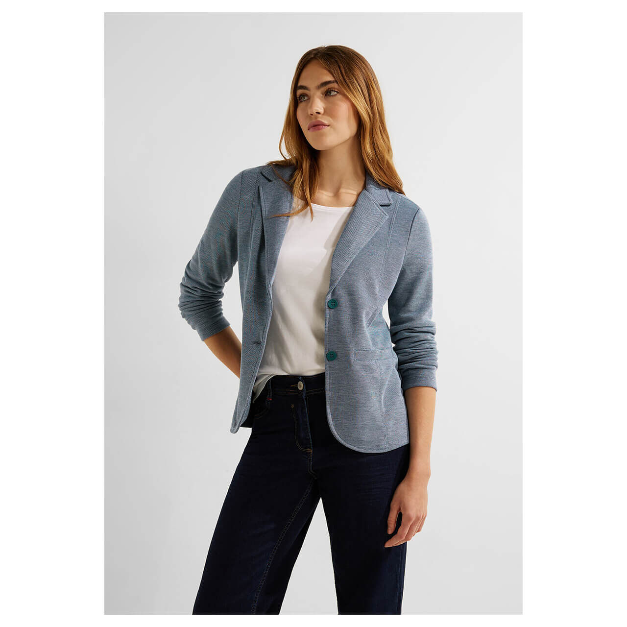 Cecil Piqué Blazer deep lake green