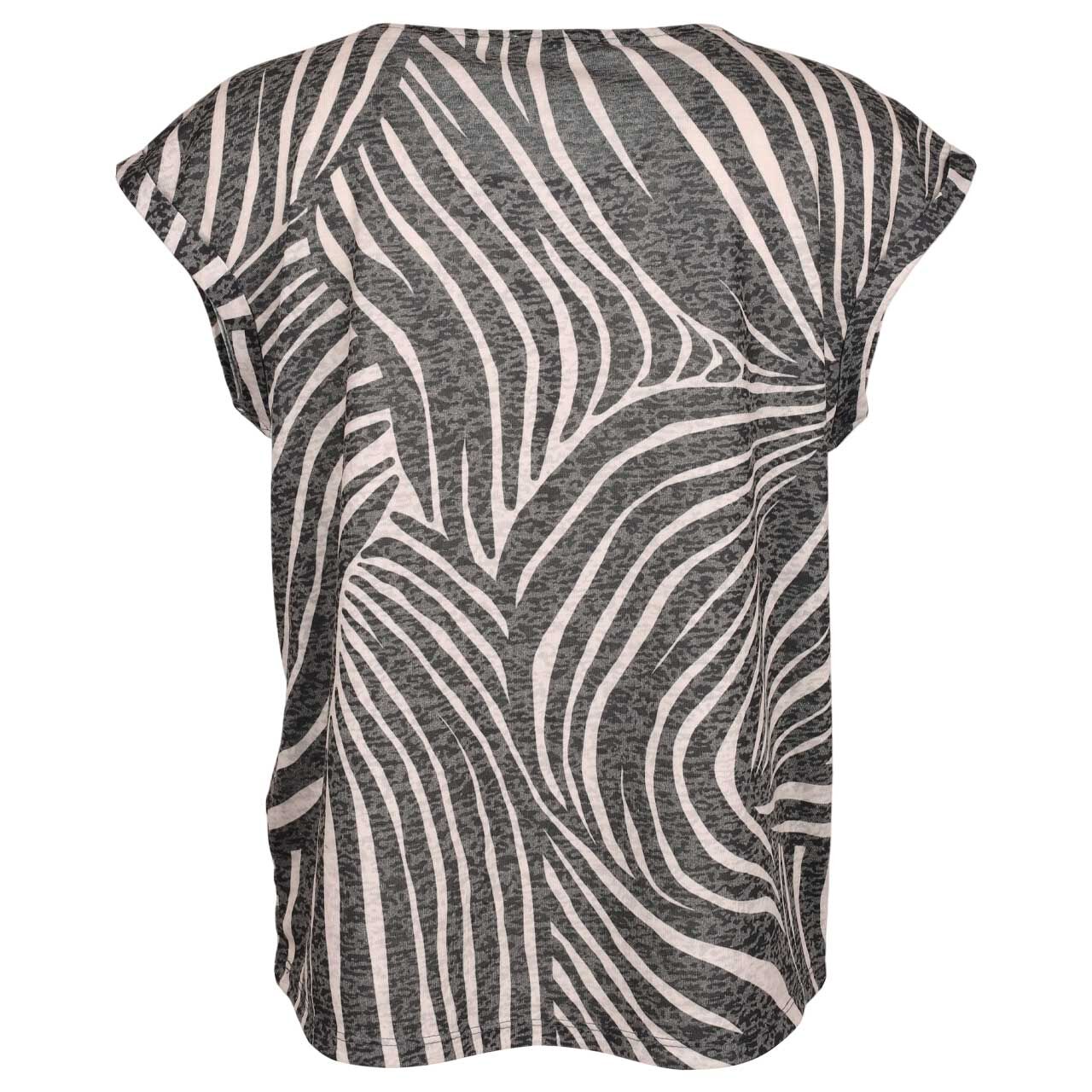 Damen T-Shirt Printed Burn Dessin von Street One in Schwarz, Rückansicht
