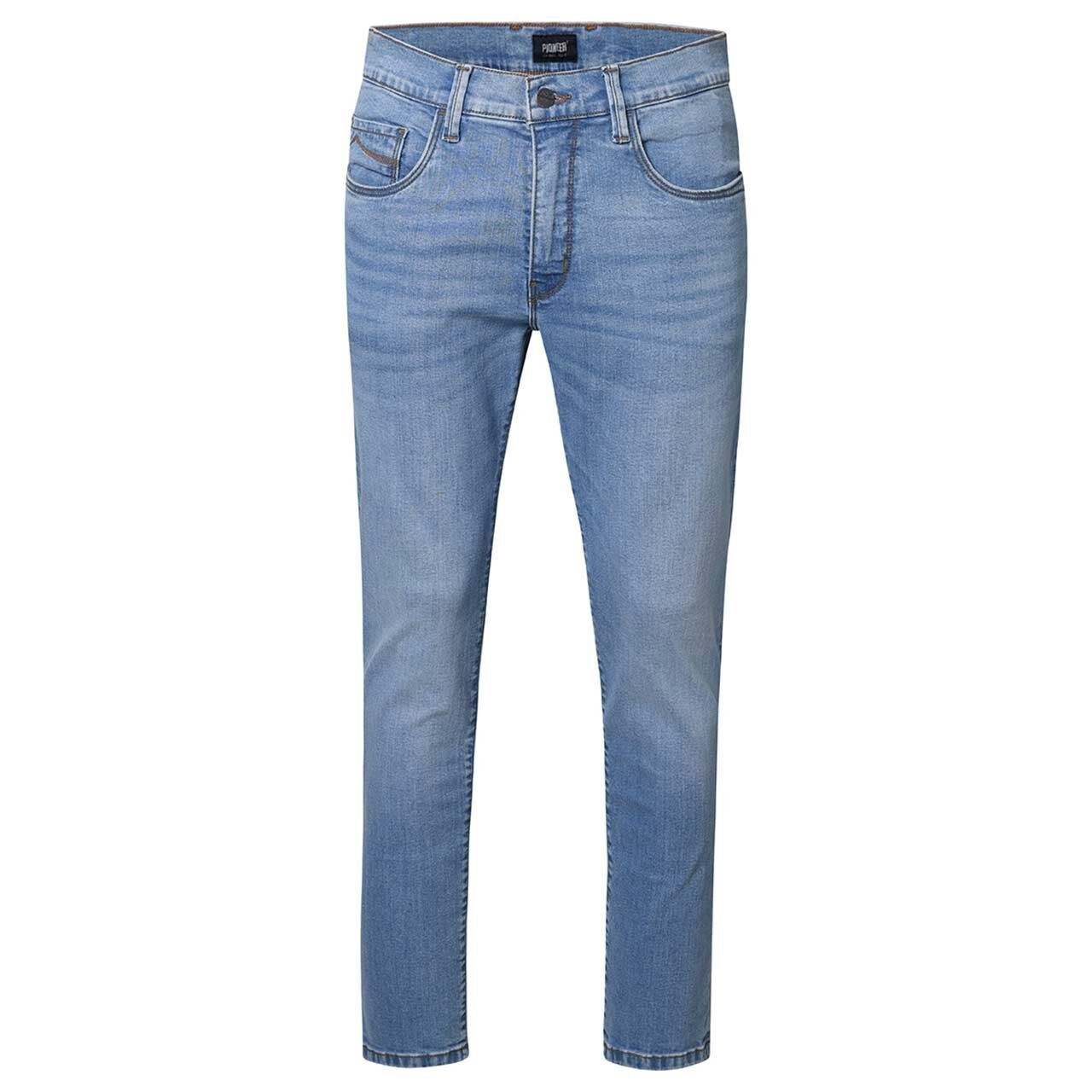 Stretch Herrenjeans Eric in Hellblau verwaschen, Vorderansicht