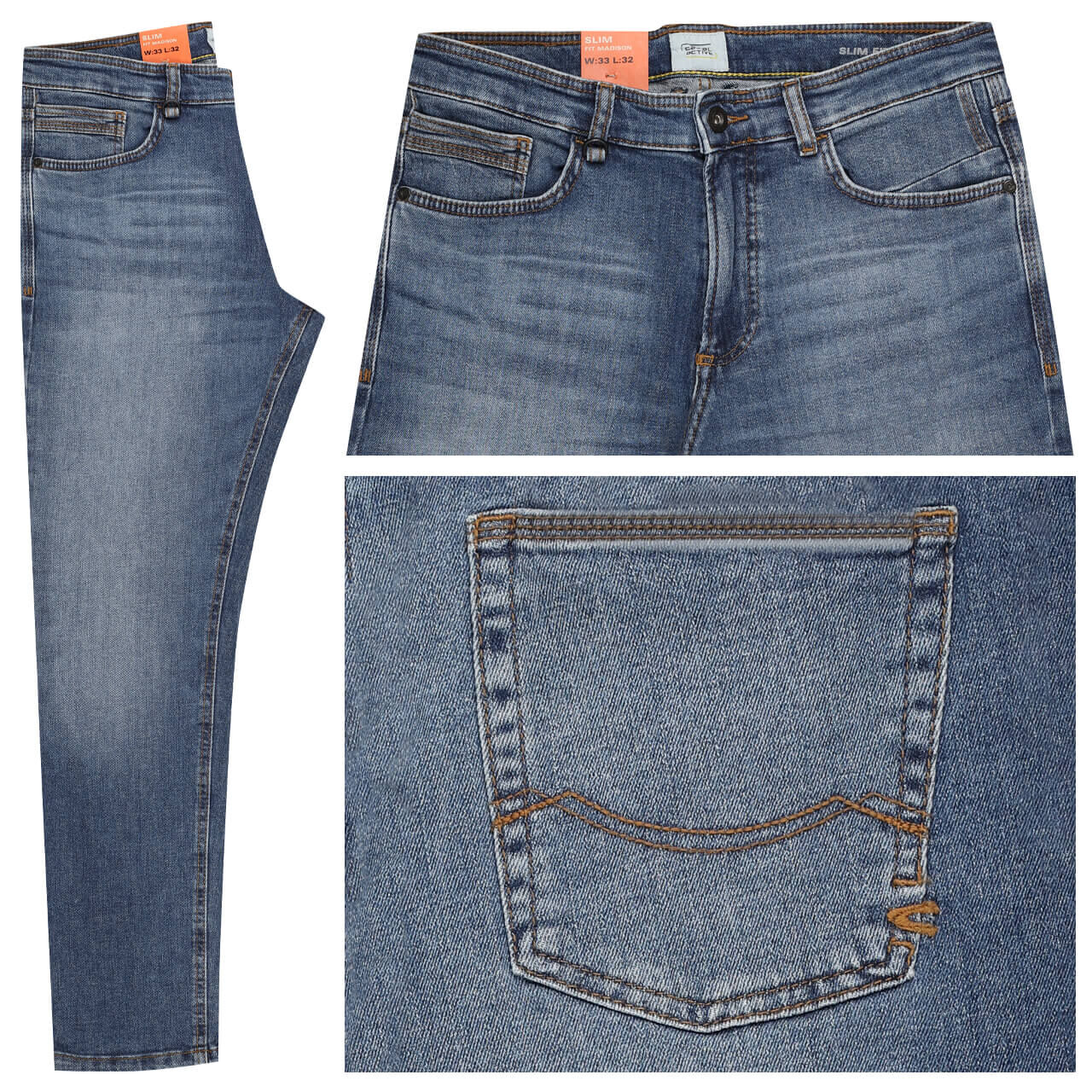 Camel active Madison fleXXX Jeans classic blue Camel active Madison fleXXX Jeans classic blue
