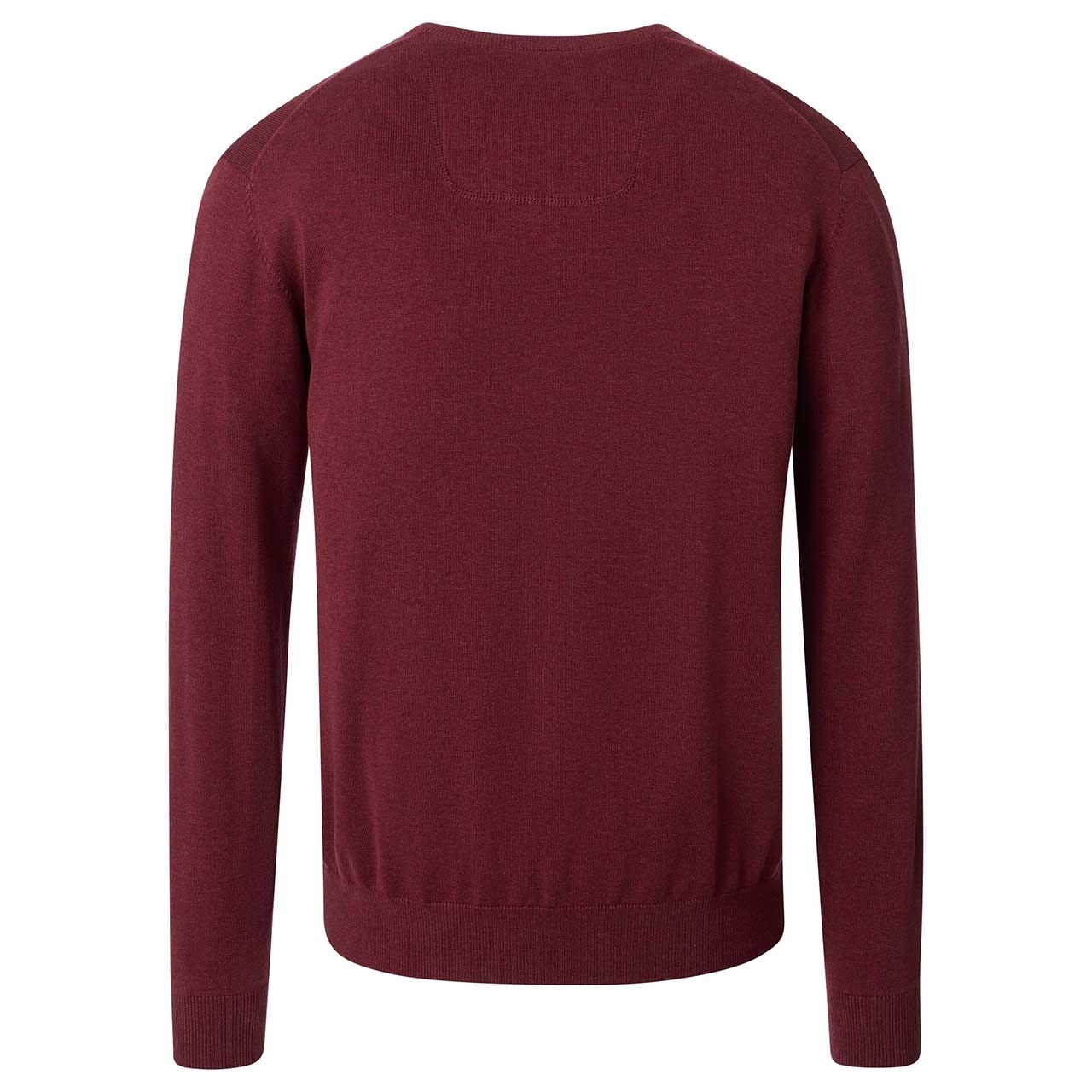 Herren Pullover von Casa Moda in Dunkelrot, Rückansicht