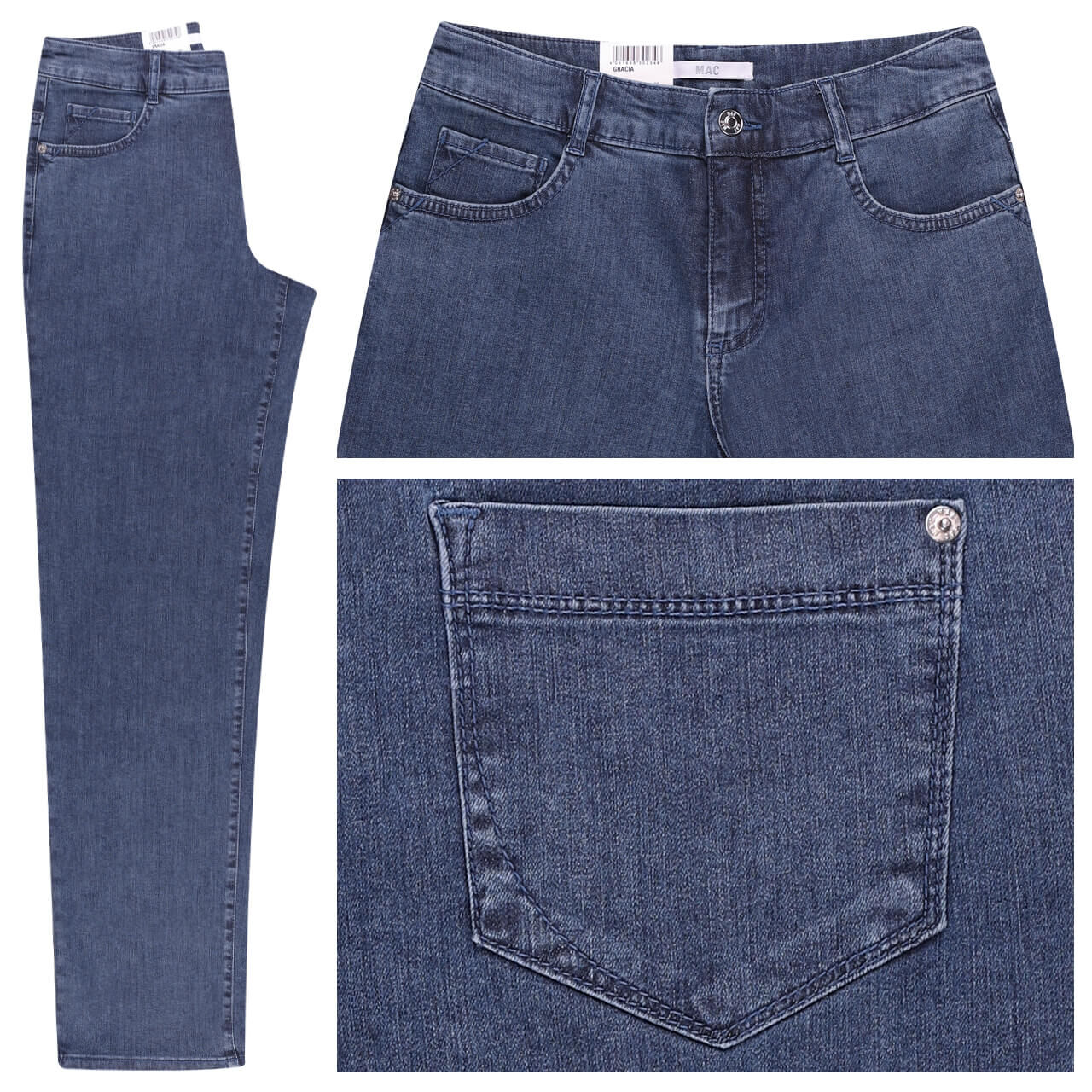 MAC Gracia Jeans mid blue basic MAC Gracia Jeans mid blue basic