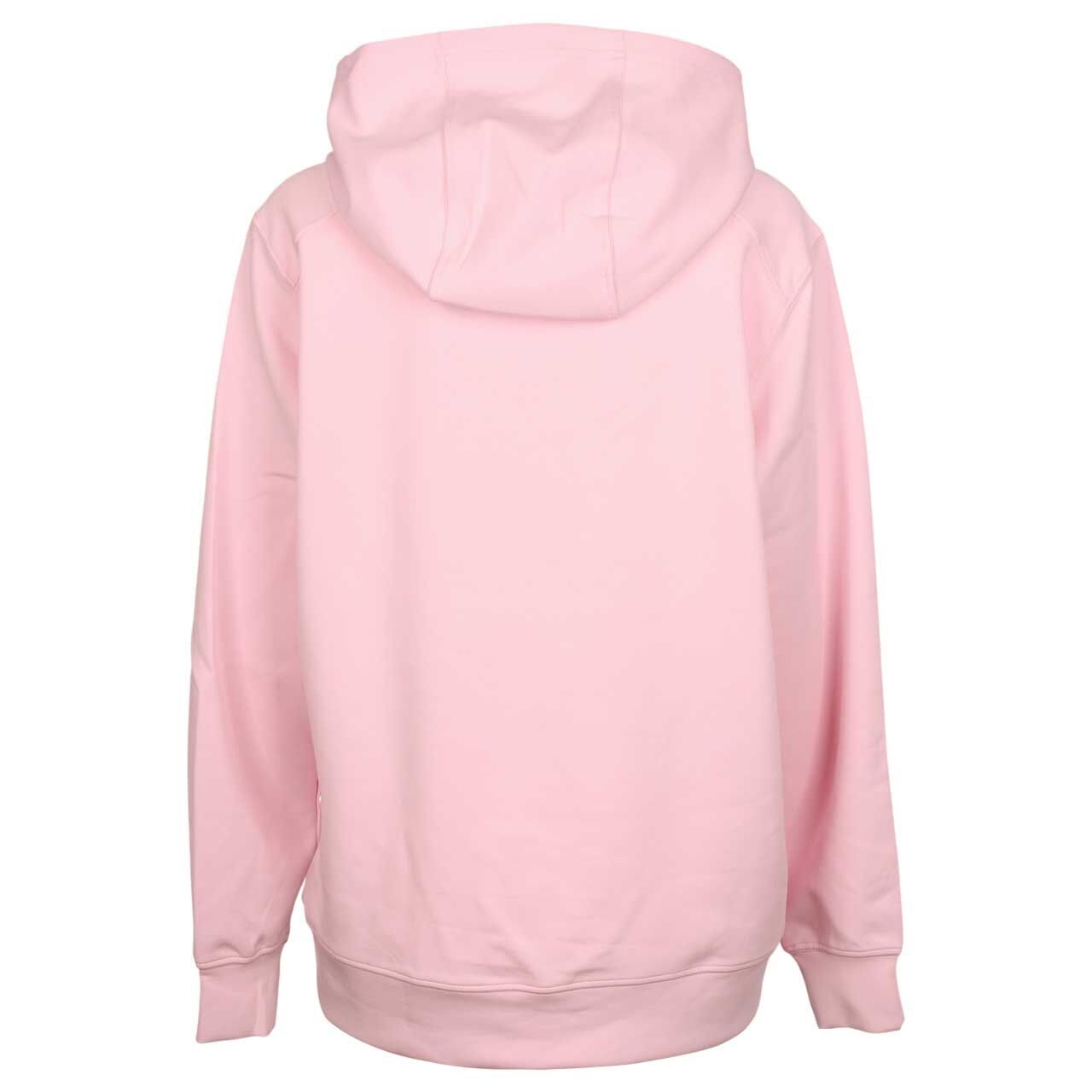 Damen Hoodie Sweatshirt Parcour Lady von Wellensteyn in Rosa mit Print, Rückansicht