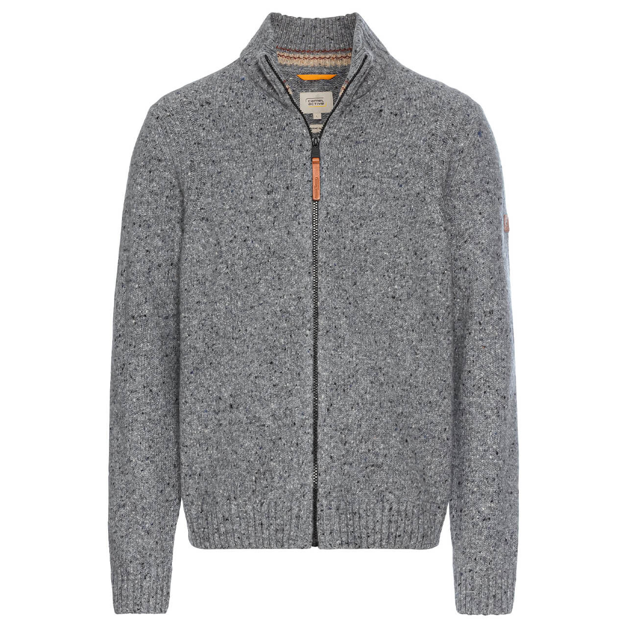 Camel active Herren Strickjacke rock grey