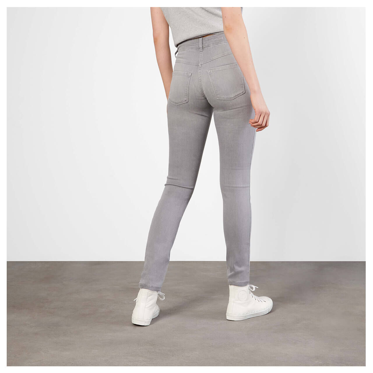 MAC Jeans Dream Skinny für Damen in Grau angewaschen, FarbNr.: D353