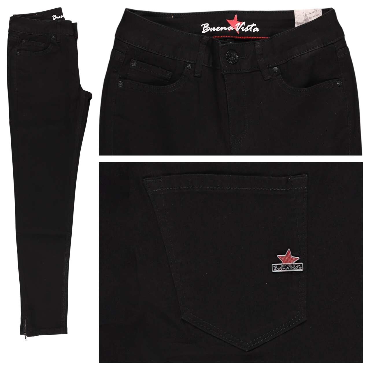 Buena Vista Italy V 7/8 Stretch Twill Baumwollhose black