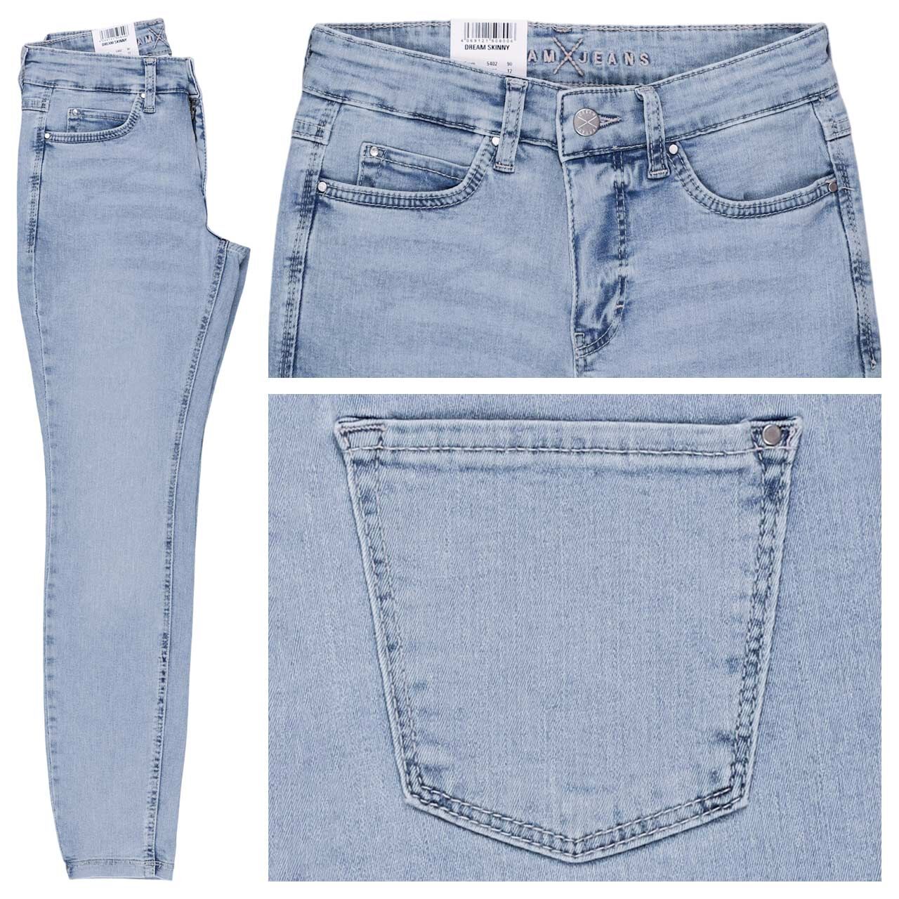 MAC Dream Skinny Jeans light blue wash