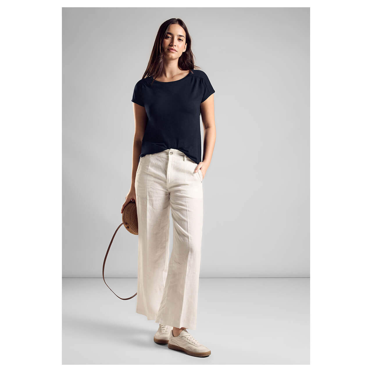 Street One Damen T-Shirt deep blue