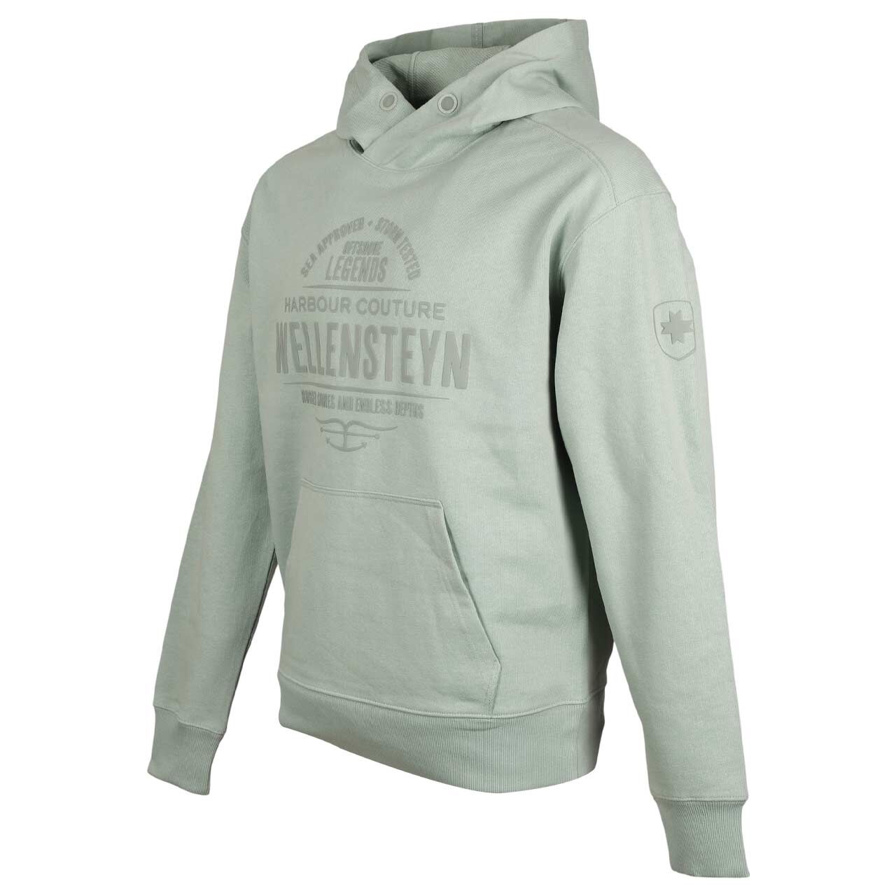 Herren Hoodie Sweatshirt Navigator Men von Wellensteyn in Salbeigrün, Seitenansicht