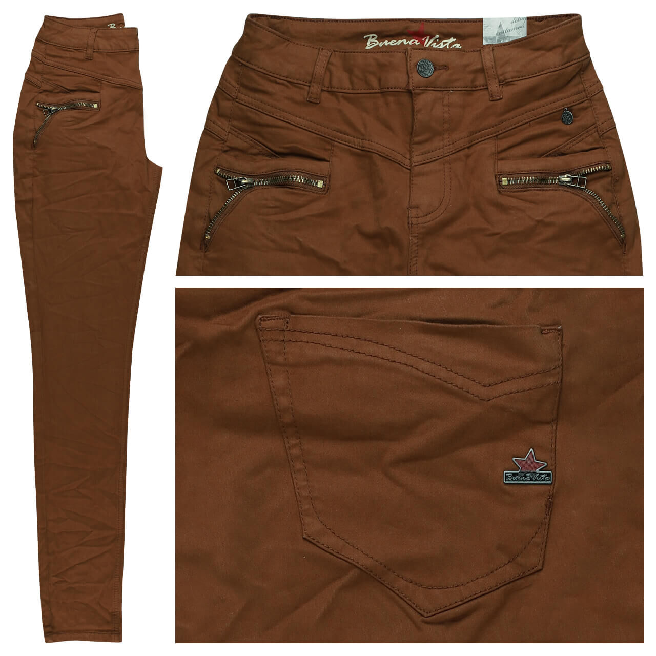 Buena Vista Florida-Z Stretch Twill Baumwollhose hazelnut