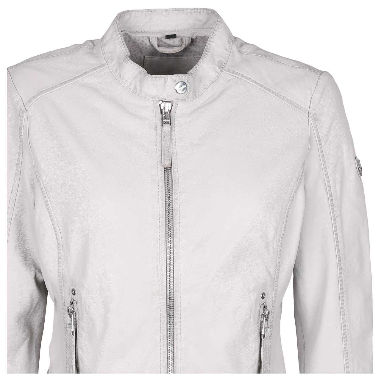 Mauritius Damen Lederjacke Filia silver grey