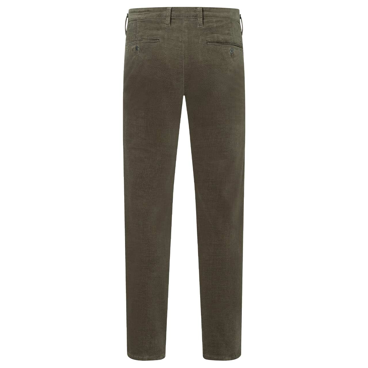 Herren Chino Cordhose Flexx Driver Pants von MAC in Grün, Rückansicht