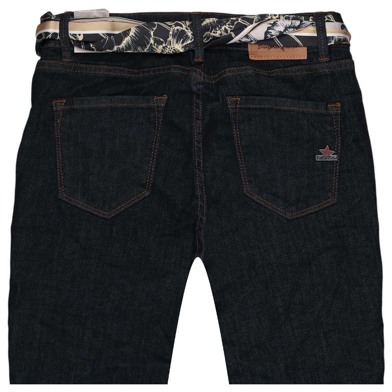 Damenjeans Italy V 7/8 Stretch Denim von Buena Vista in Dunkelblau, detaillierte Rückansicht