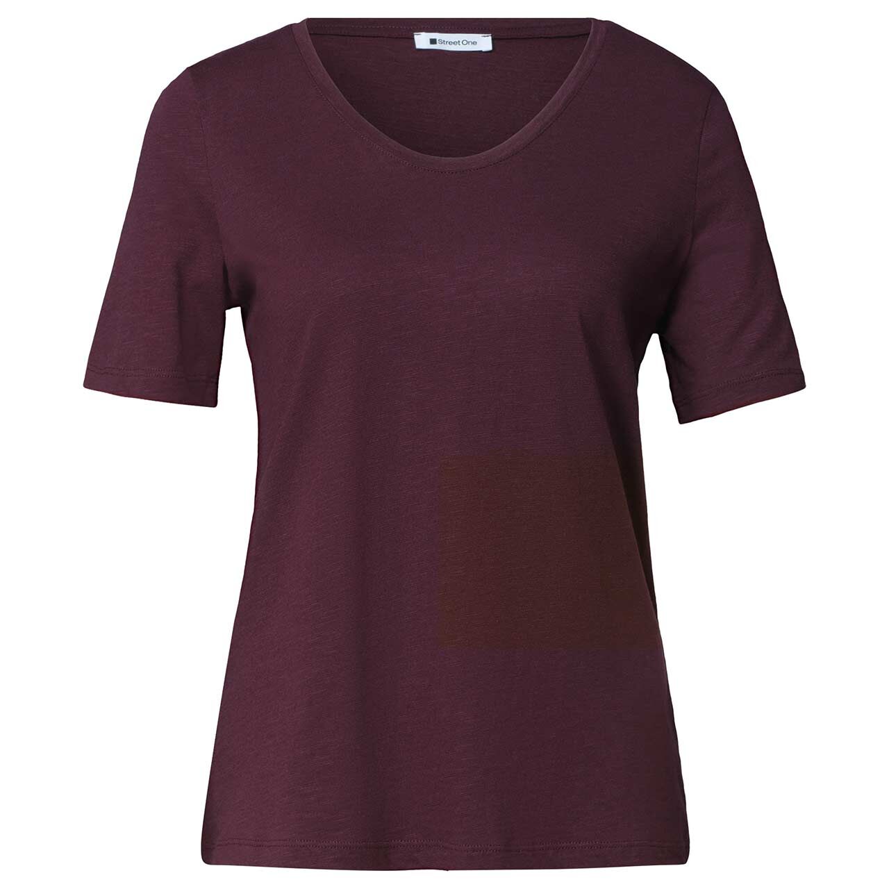 Street One Damen T-Shirt Gerda rustic rouge