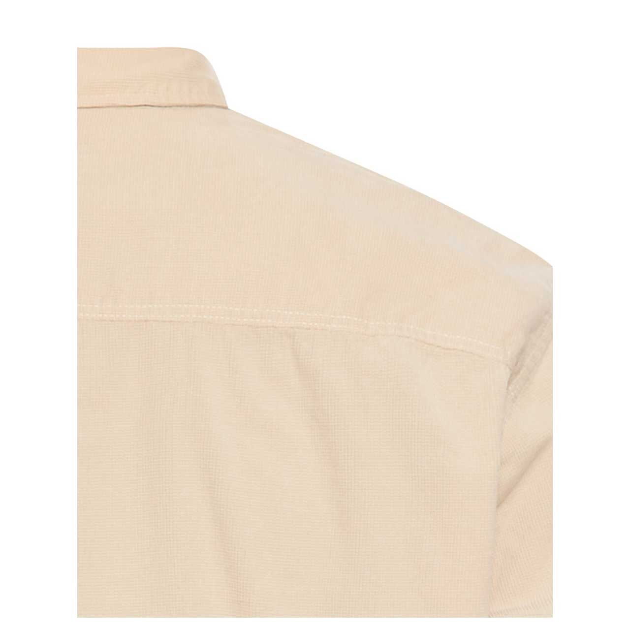 Herren Langarm Cord Hemd von Camel active in der Farbe Beige, Detailansicht hinten