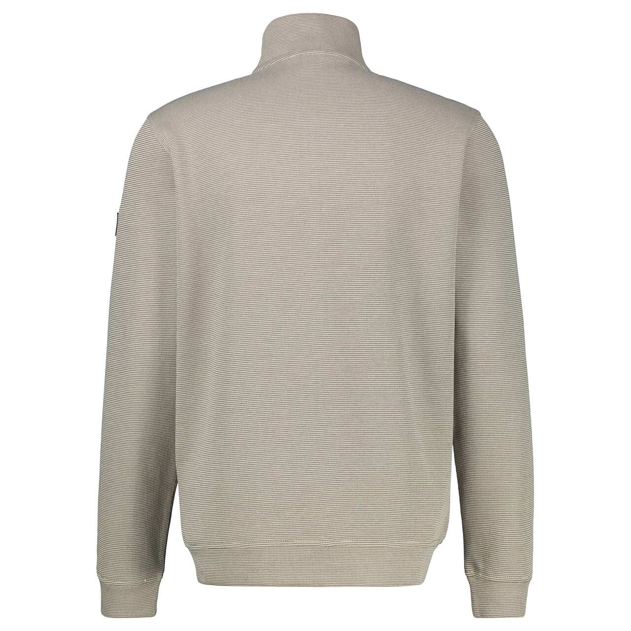 Herren Sweatjacke von Lerros in Beige, Rückansicht