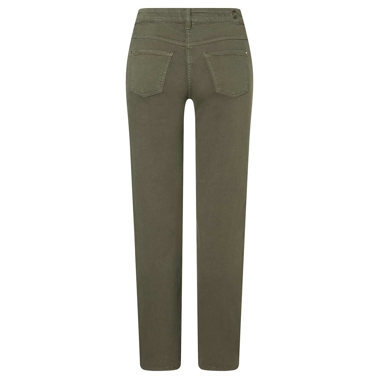 Damenjeans Dream von MAC in Olivgrün, Rückansicht