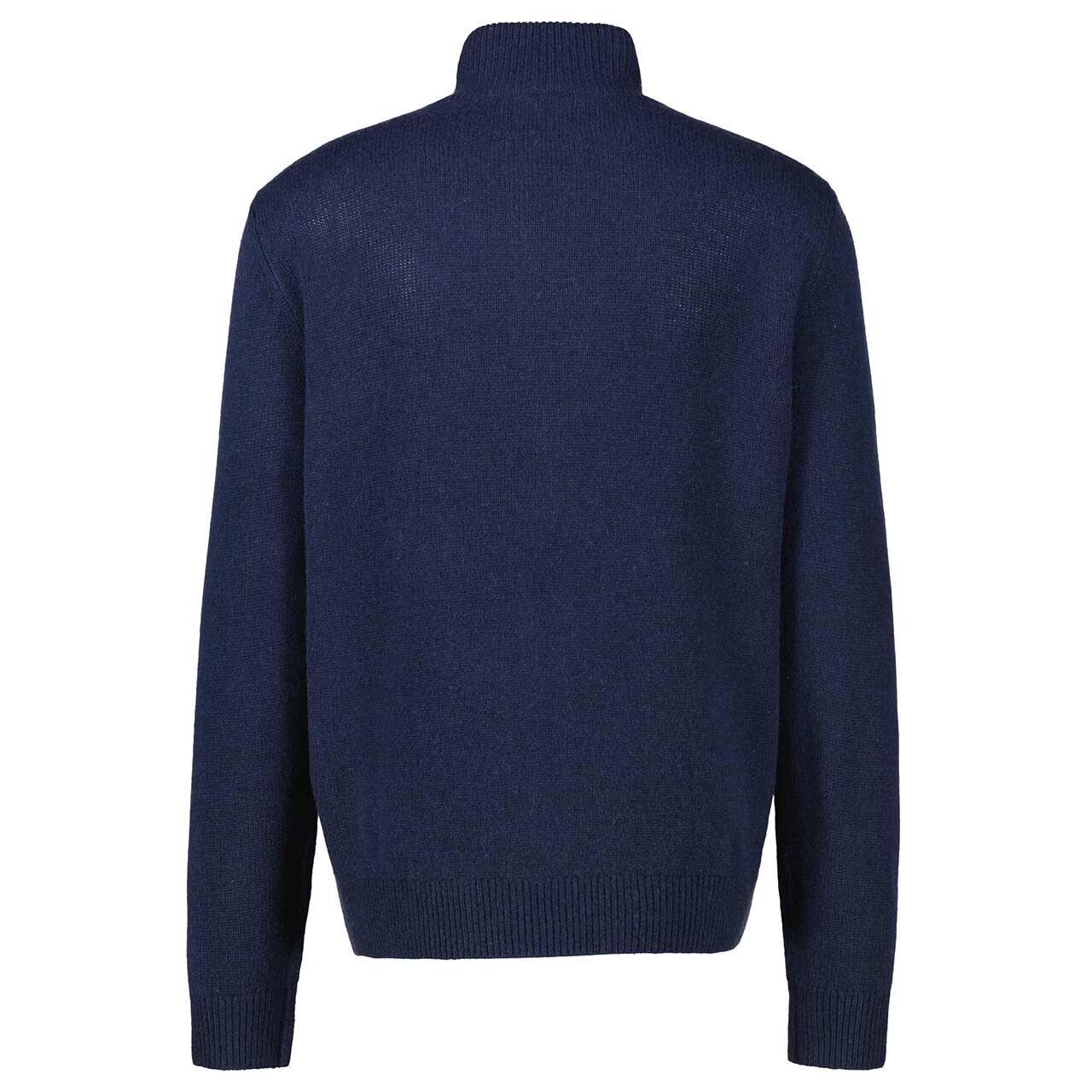 Herren Strickjacke von Lerros in Dunkelblau, Rückansicht