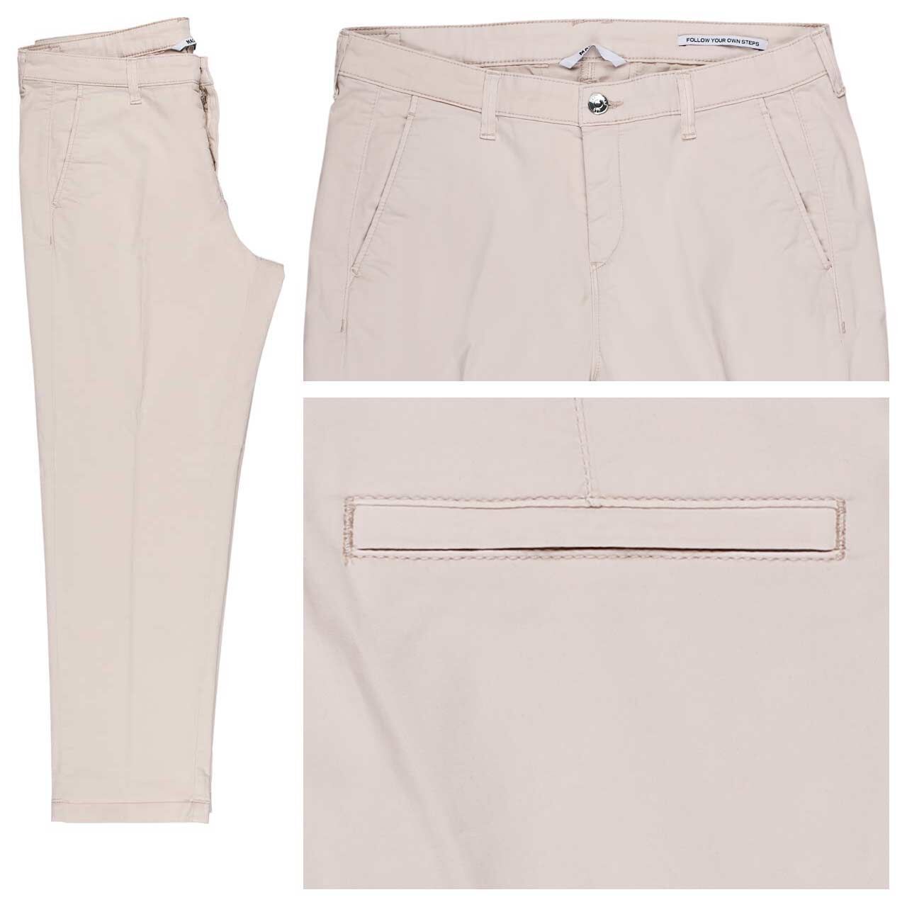 MAC Chino 7/8 Baumwollhose ivory