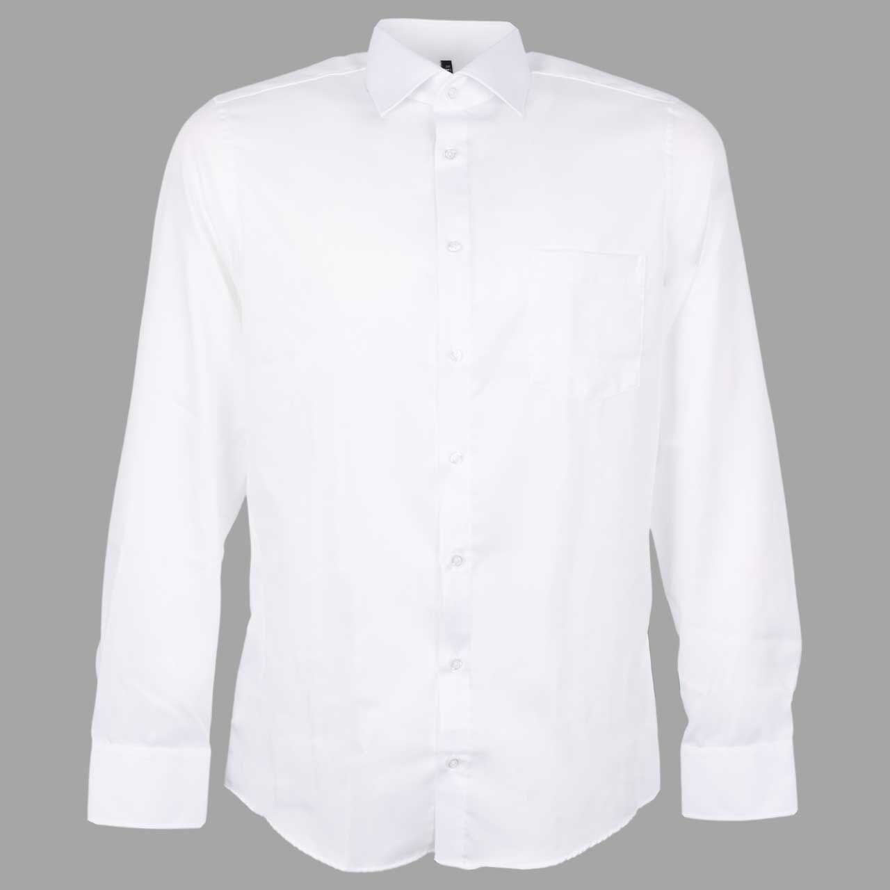Casa Moda Herren Langarm Hemd Venti white