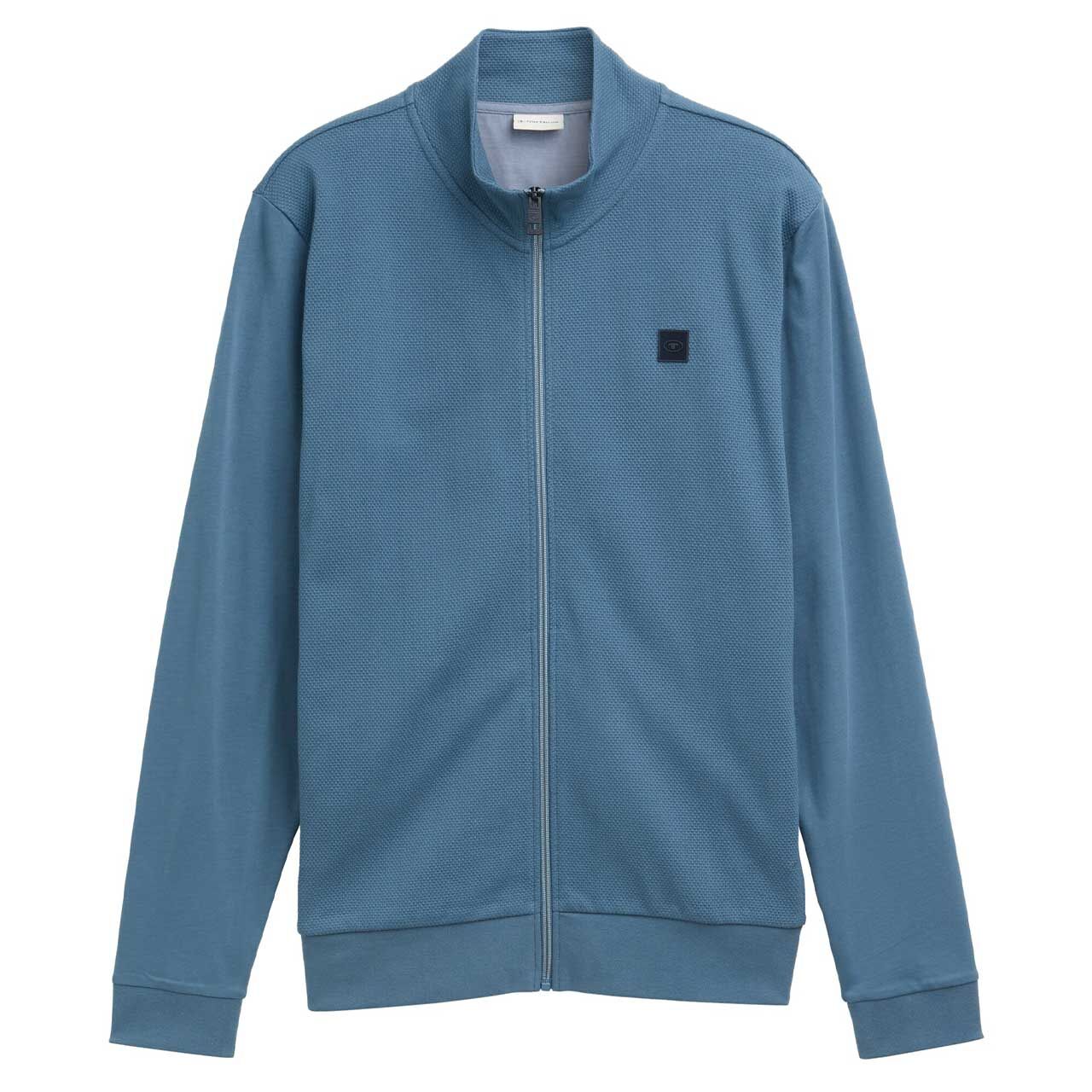Tom Tailor Herren Strickjacke Structured Jacket mystical blue